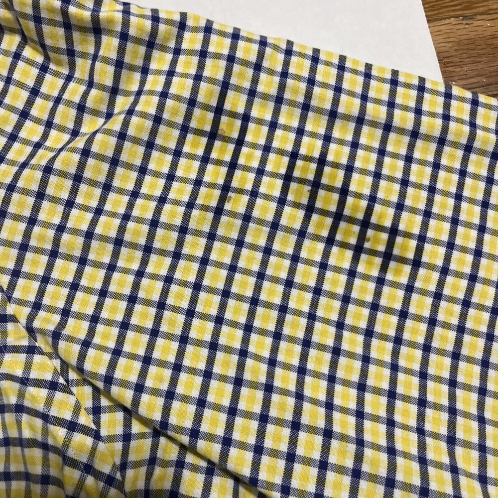 Polo Ralph Lauren Yellow Blue Plaid Oxford Button Down Shirt Sz 2XL Flesh Pony - Picture 12 of 12
